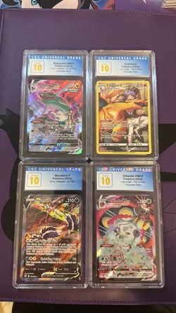 Rayquaza charizard skuntank orbeetle cgc 10 pristine
