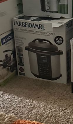 Washer/dryer .slow cooker is new,sleeper new also brand new.