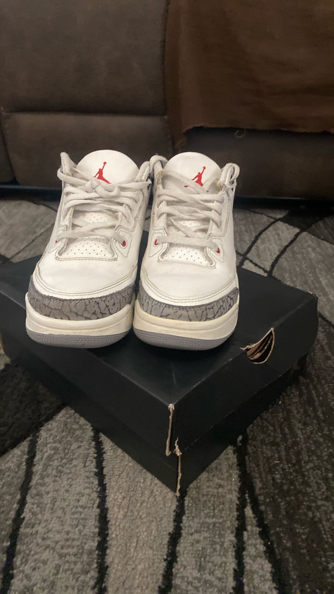 Jordan 3 White Cements Retro Ps