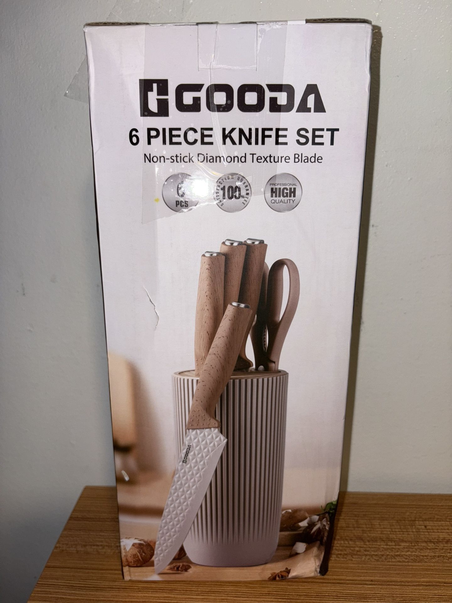 6 Piece Kitchen Knife Set