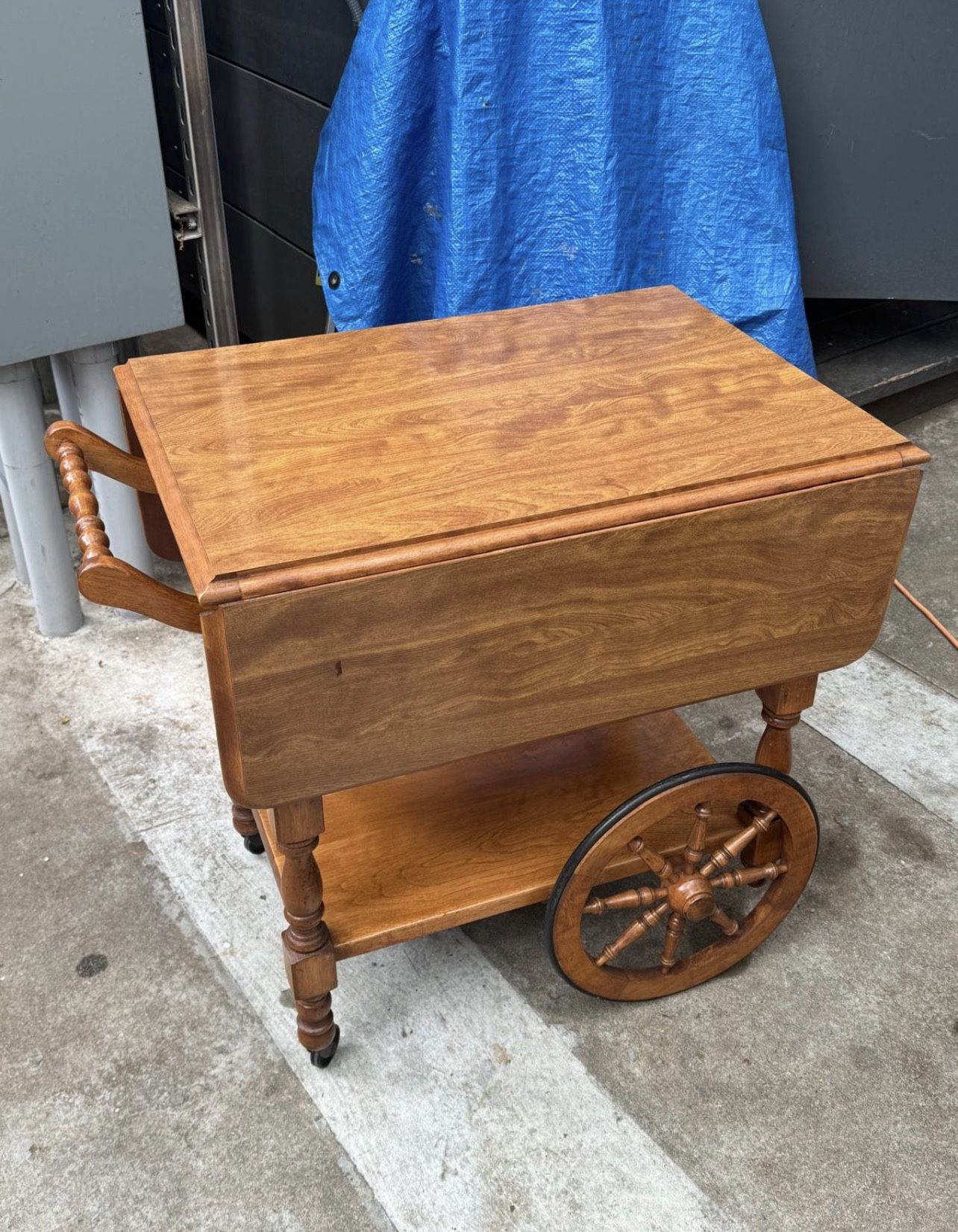 Antique Tea Cart Table