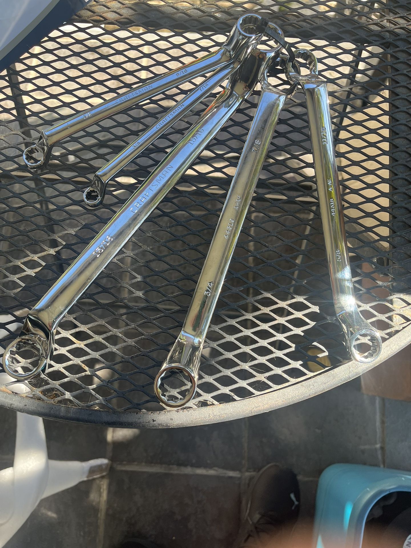 New Craftsman Professional USA Deep Offset Double Box End Wrenches 