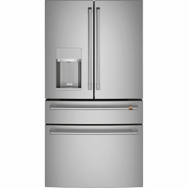 GE Café 22.3 Cu. Ft. 4-Door French Door Counter-Depth Smart Refrigerator – Stainless Steel
