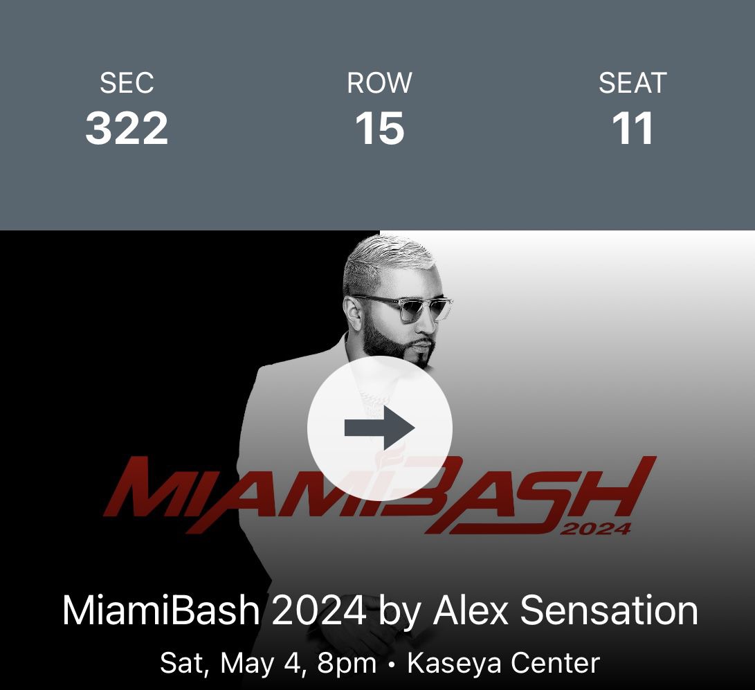 Miami Bash 2024 Saturday May 4