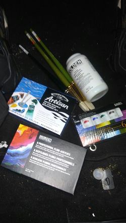 Brand new art supplies 🎨" artisan "