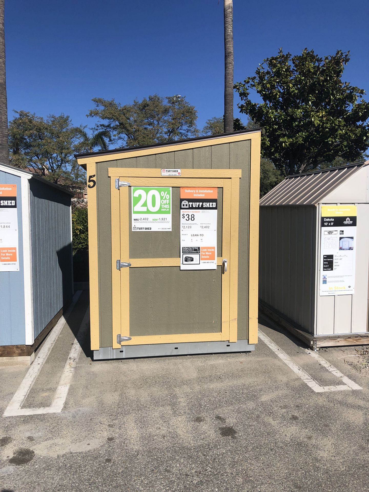 Tuff Shed, Sundance Series Lean-To, 6’x10’ Display