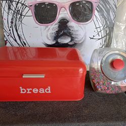 Vintage Bread Box & Candy Holder