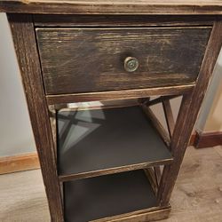 Distress Wooden Table with Drawer 