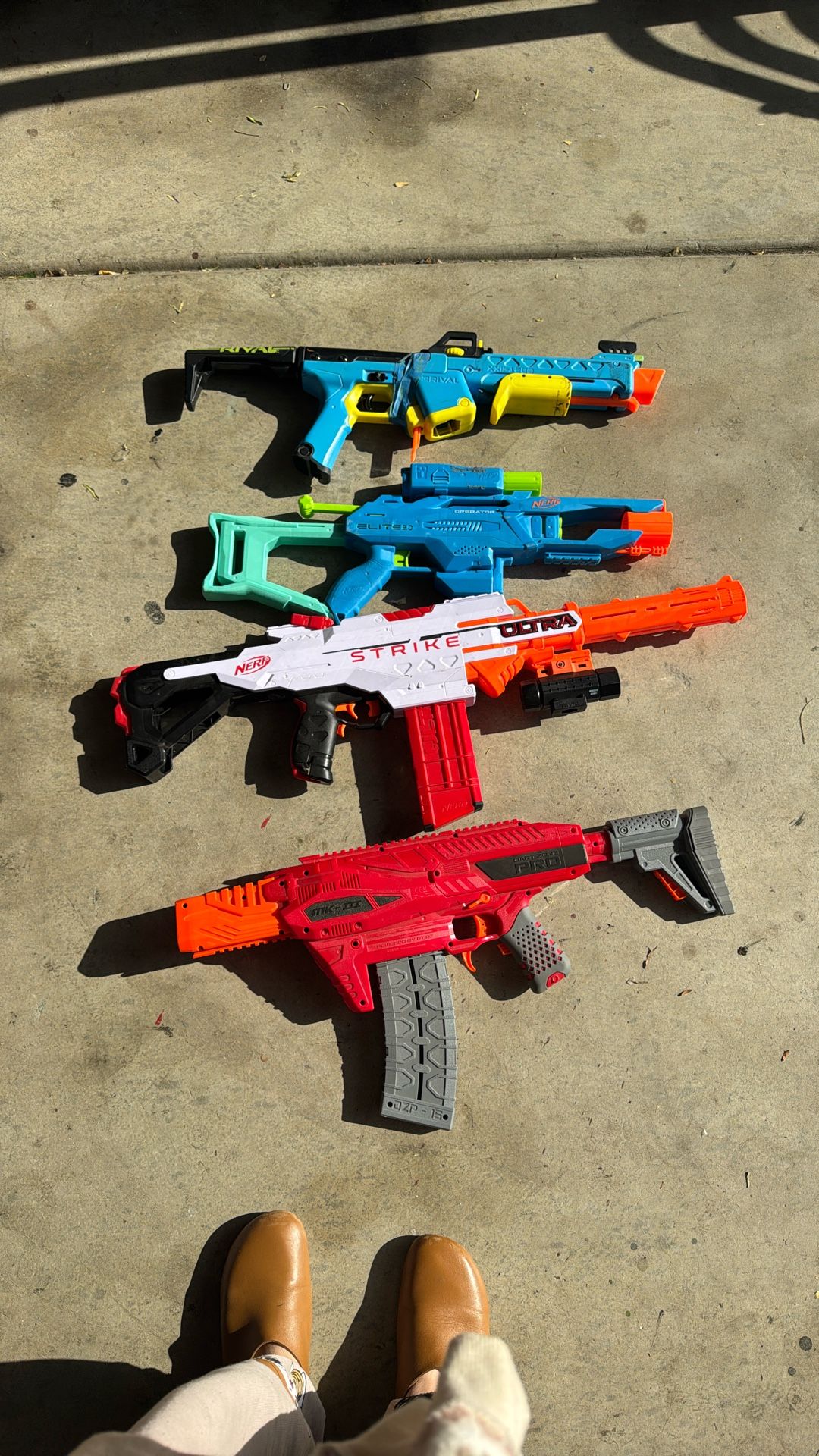 Nerf Gun Lot Of 4 Rival Bag Of Nerf Balls 