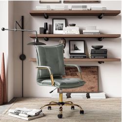 NEW HULALA HOME Sage Green Desk Chair – Stylish & Comfy