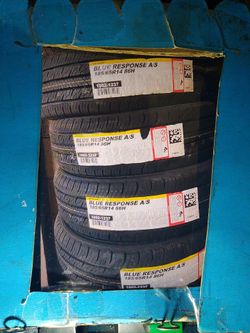 TIRE 185 65 14 each instaled ELMOFLES