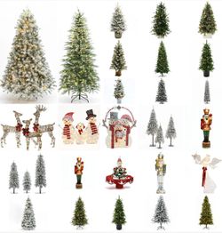 ❄️☃️🎄🎅 Artifical Christmas Trees and Decor!