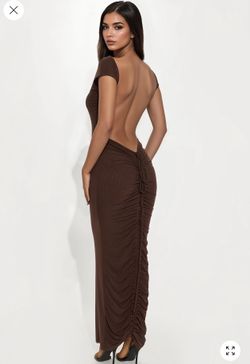 Backless Maxi Dress
