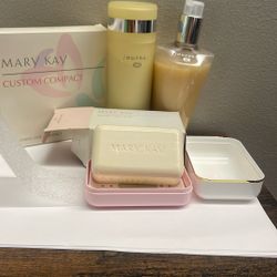 Bundle Mary Kay Power Bar Soap Body Wash Custom Compact 
