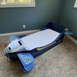 Toddler Airplane Bed- MATTRESS NOT INCLUDED
