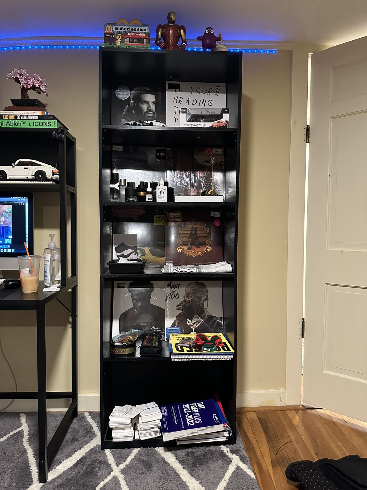 Shelving Unit (Black Oak)