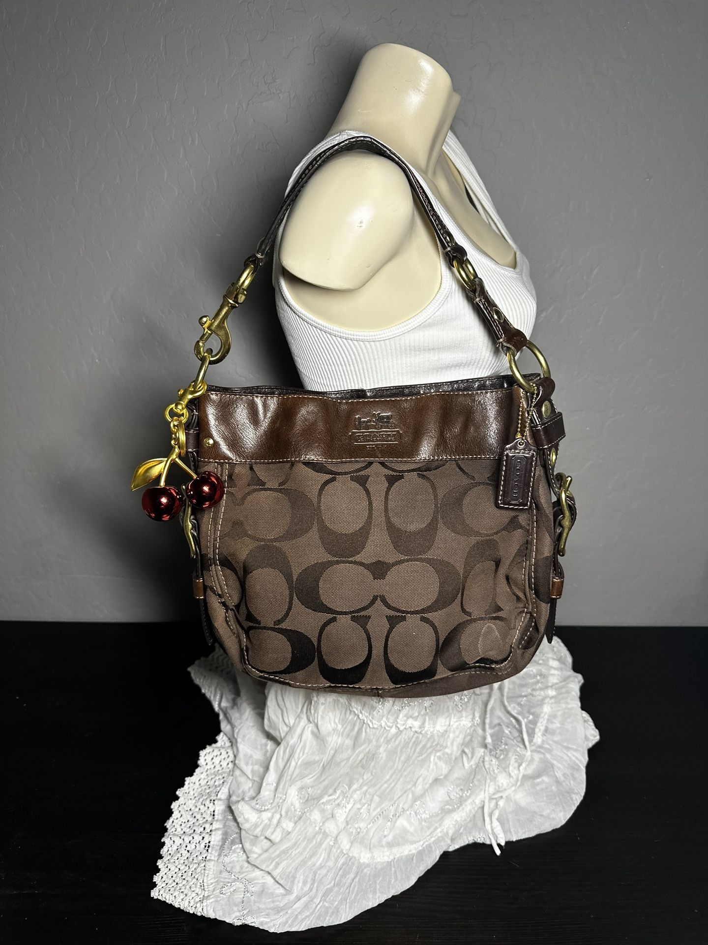 Vintage Coach Brown Shoulder Bag