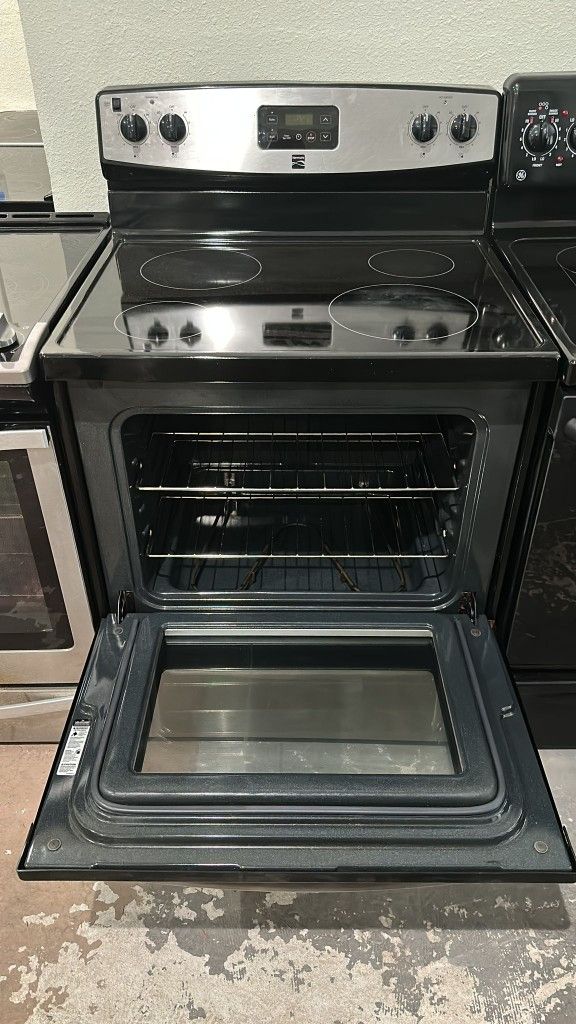 Stainless Electric Stove Kenmore Appliance