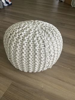 Cotton Ottoman Pouf New