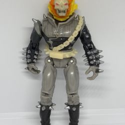1995 Toy Biz Marvel Rare Glow In Dark Ghost Rider Action Figure 5 1/2"