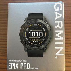 Garmin Epix Pro (Gen 2) Standard Edition GPS Watch - Slate Gray/Black, 51mm