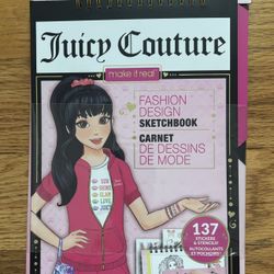 Juicy Couture Make it Real Fashion Design Sketchbook - New