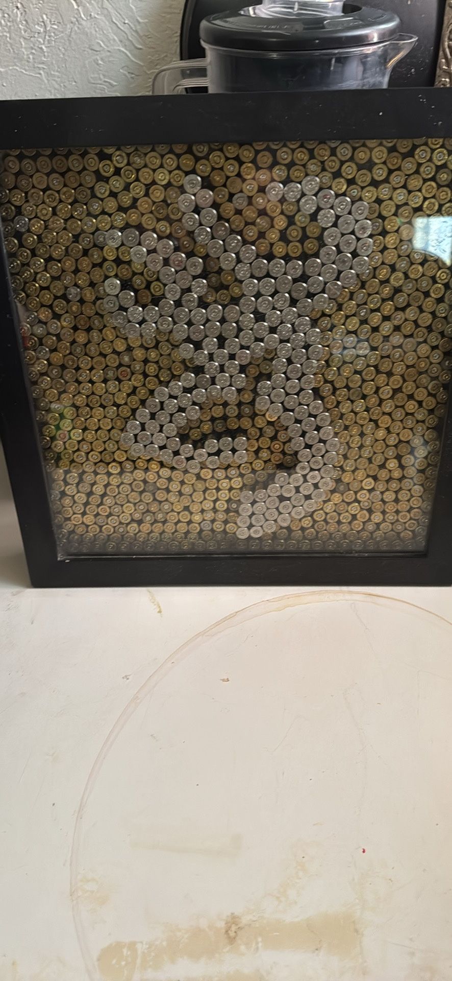 Browning Symbol Made With 357 And 9 Mm Spent Cartridges