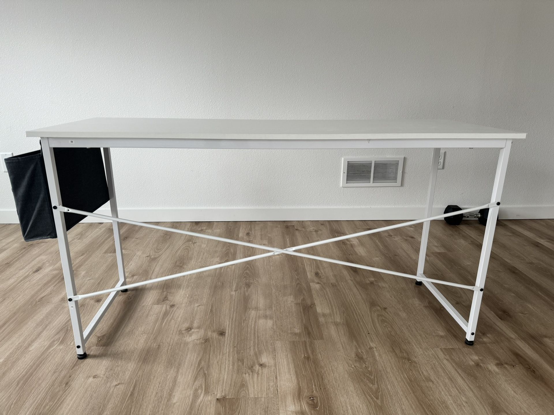 2 White Computer desk