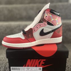 Jordan 1 Spiderman Size 5.5 Men 7 Women
