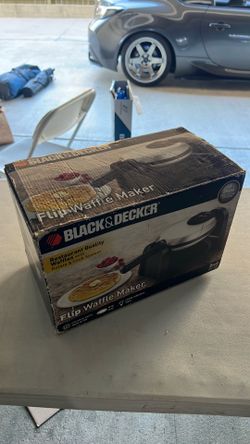 Black and decker waffle maker