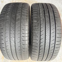 Two Tires 235/45/18 Hankook Kinergy GT With 70-80% Left Great Deal Pair • 