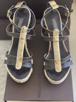 Authentic Louis Vuitton Monogram Wedge