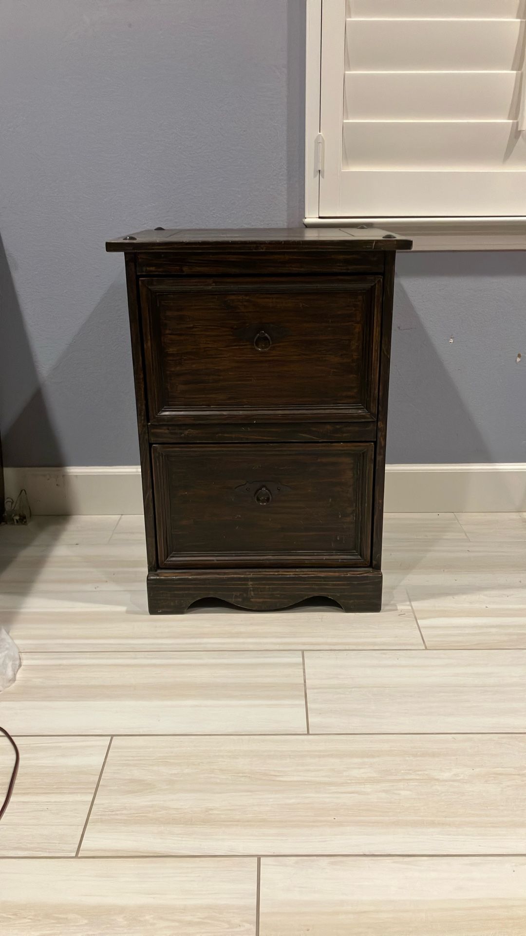 Wooden File Cabinet