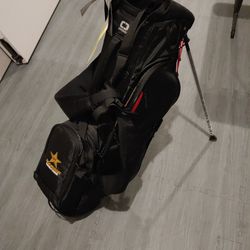 Brand New - Ogio Fuse 4 Black Golf Bag with Rockstar Energy Drink Logo