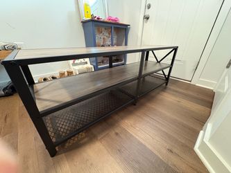 Metal Frame TV Stand