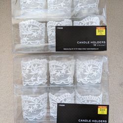 Lace Candle Holders