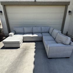 Modern Grey Sectional 