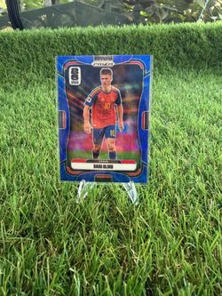 2026 Panini Prizm FIFA World Cup Dani Olmo Blue Wave prizm COLOR MATCH #22/55