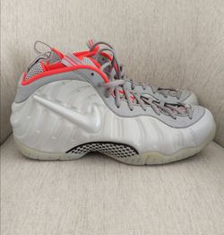 Nike Air Foamposite Pro Premium Pure Platinum Sneakers Size 14