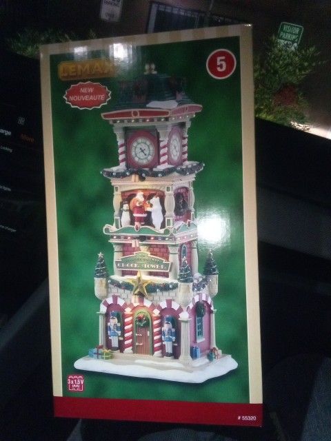 Christmas Tree Clock Collectable