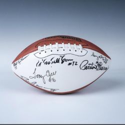 Dallas Cowboys autographed football