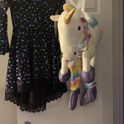 Girls Halloween Costumes: Unicorn And Wizard/Sorceress 