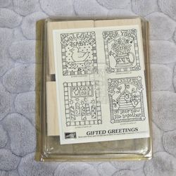 STAMPIN' UP! 1998 GIFTED GREETINGS SET - NEW