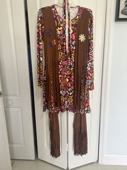 Women’s Hippie Dress & Boot Covers XL