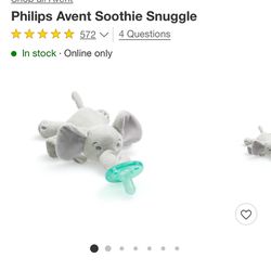 New philips avent soothie snuggle