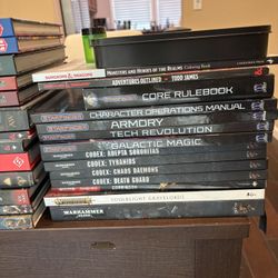 Miscellaneous RPG and Game Books $5/ea