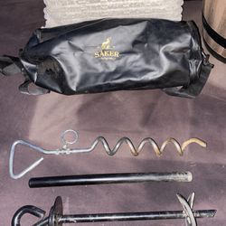 Heavy Duty Tie Out Sake - Over 180lbs