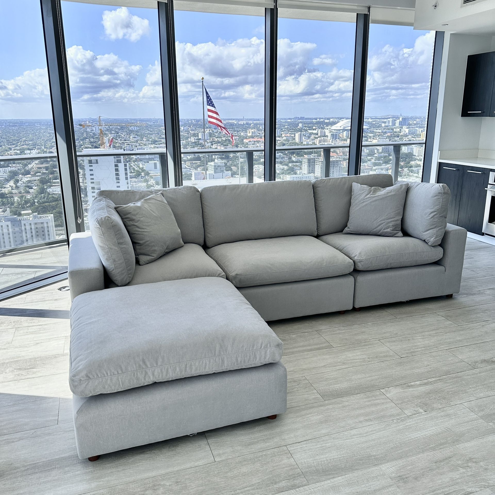 New Grey Sofa Cloud Couch