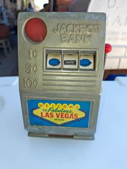 Vintage Las Vegas Jackpot Bank Slot Machine