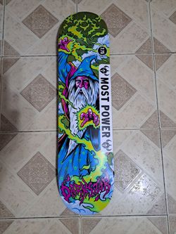 DARKSTAR SKATEBOARDS THE MAGICAL WIZARD LOGO SKATEBOARD DECK SIZE 7.75